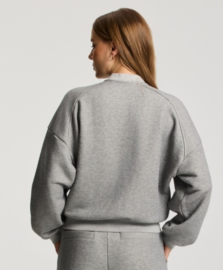 Dames vest grijs