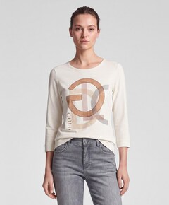 Dames longsleeve ecru