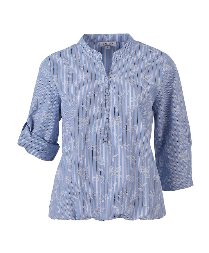 Dames blouse blauw