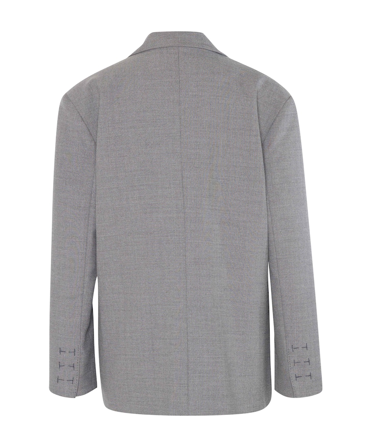Dames blazer grijs
