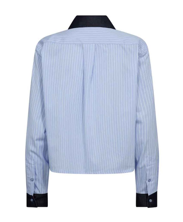 Dames blouse blauw