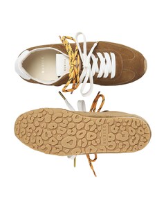 Billy Lou dames sneakers bruin