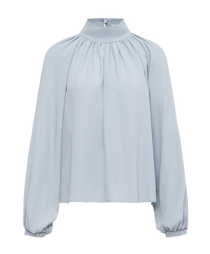 Dames blouse blauw