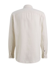 Heren overhemd lange mouw beige