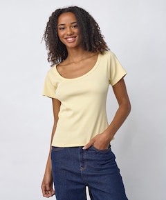 Dames T-shirt geel