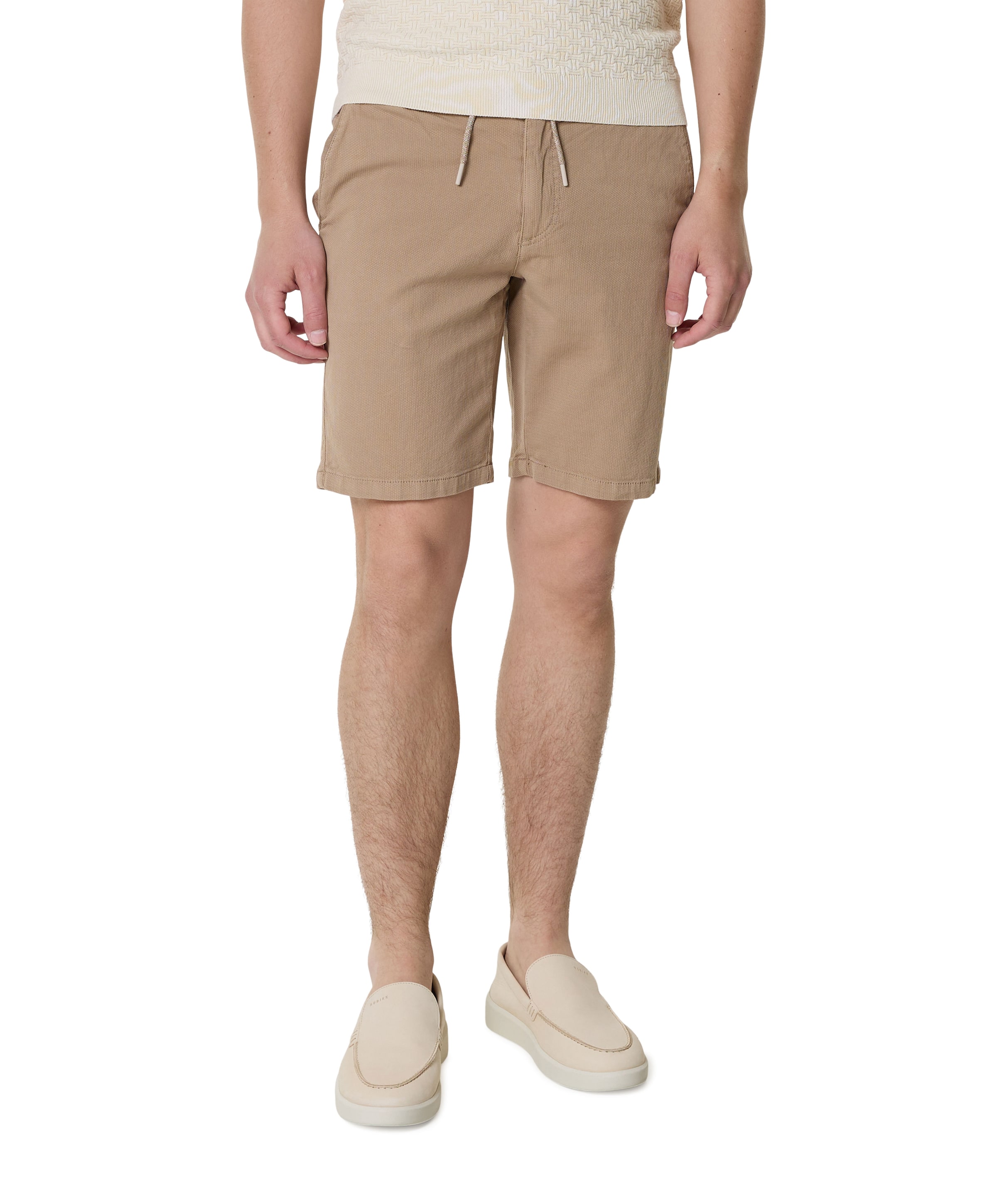 Ferdinand Structure Chino heren korte broek beige