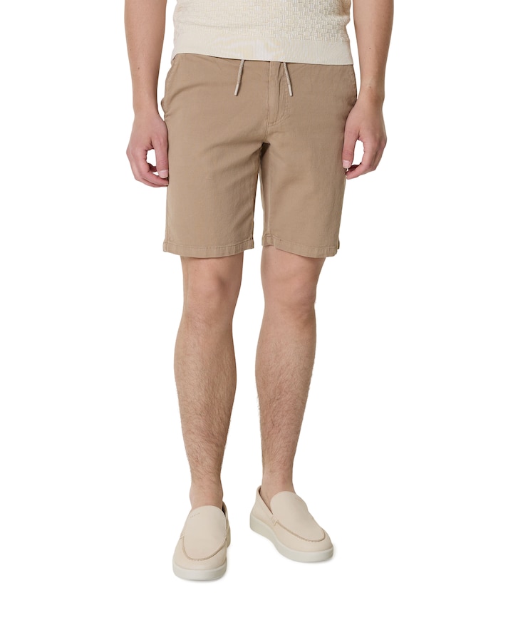 Ferdinand Structure Chino heren korte broek beige