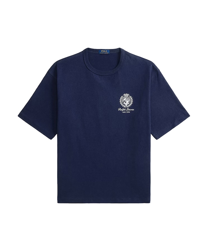 Heren T-shirt blauw