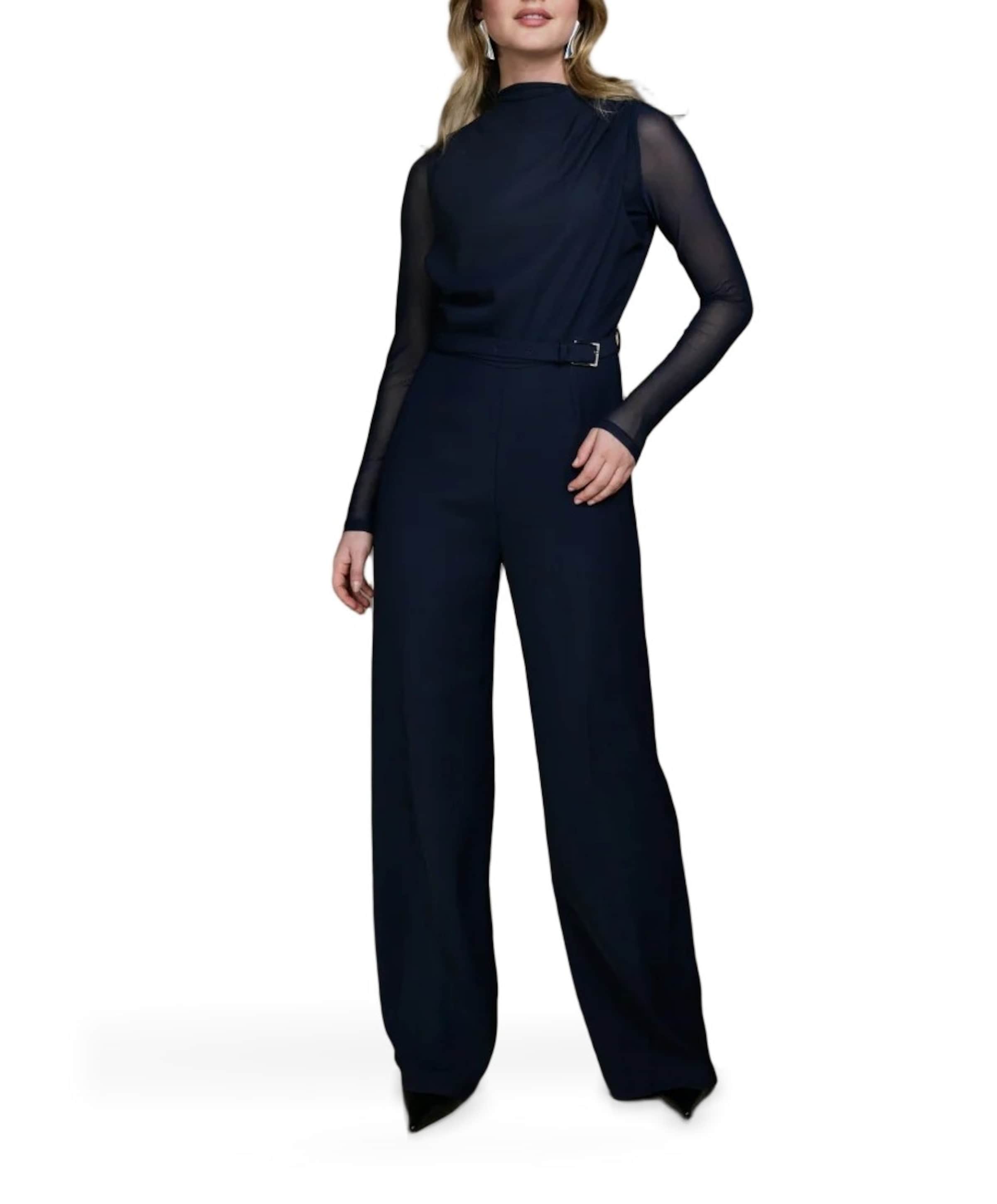 dames jumpsuit blauw