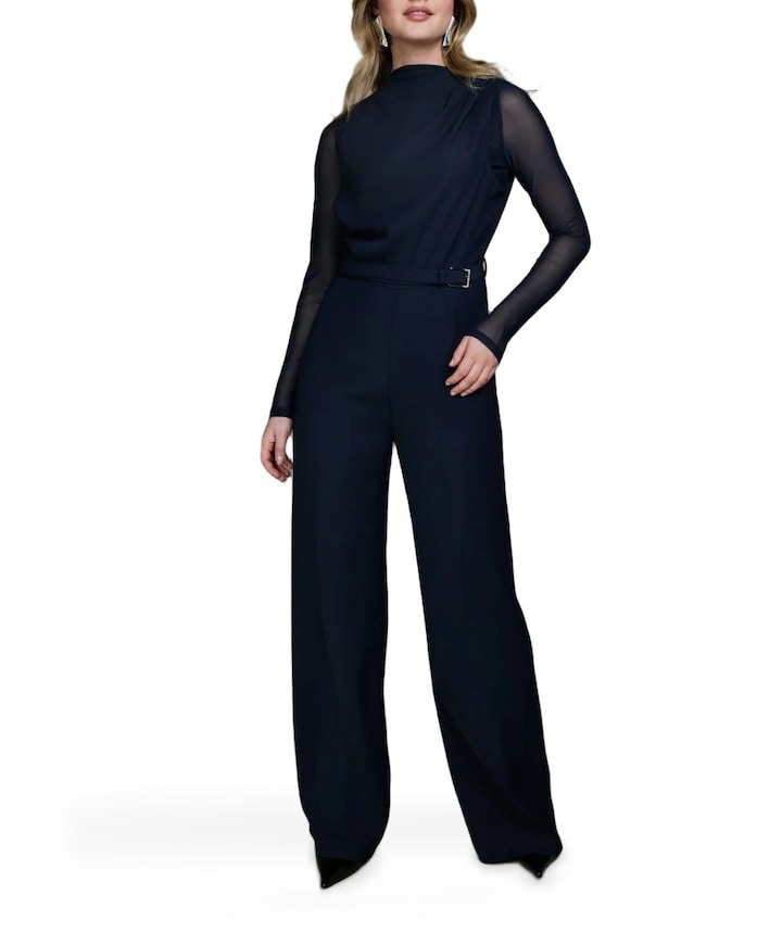 dames jumpsuit blauw