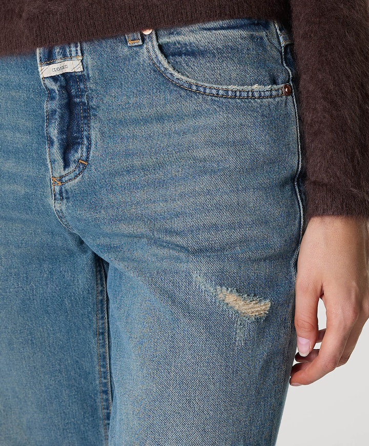 Gillan dames jeans blauw