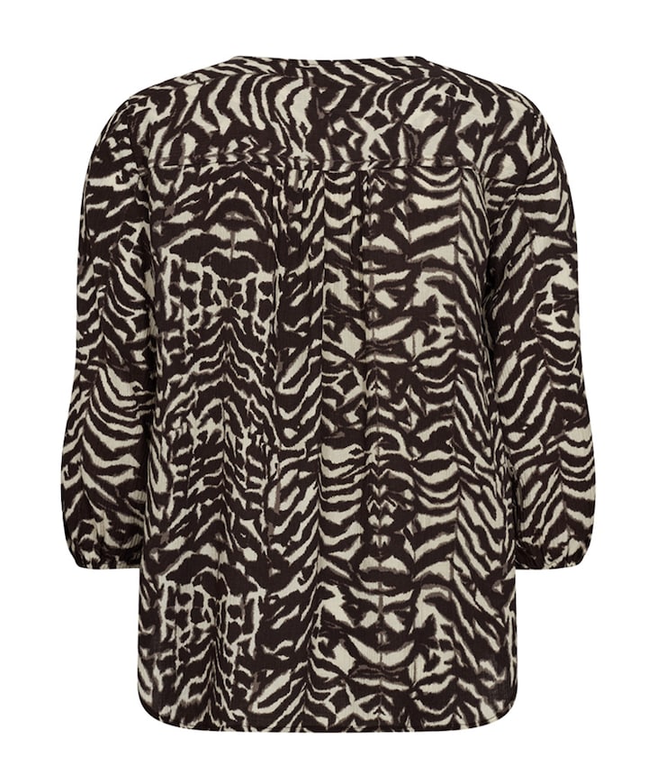 Dames blouse bruin