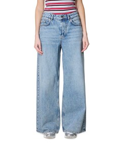 BASAGA HW WIDE LEG dames jeans blauw