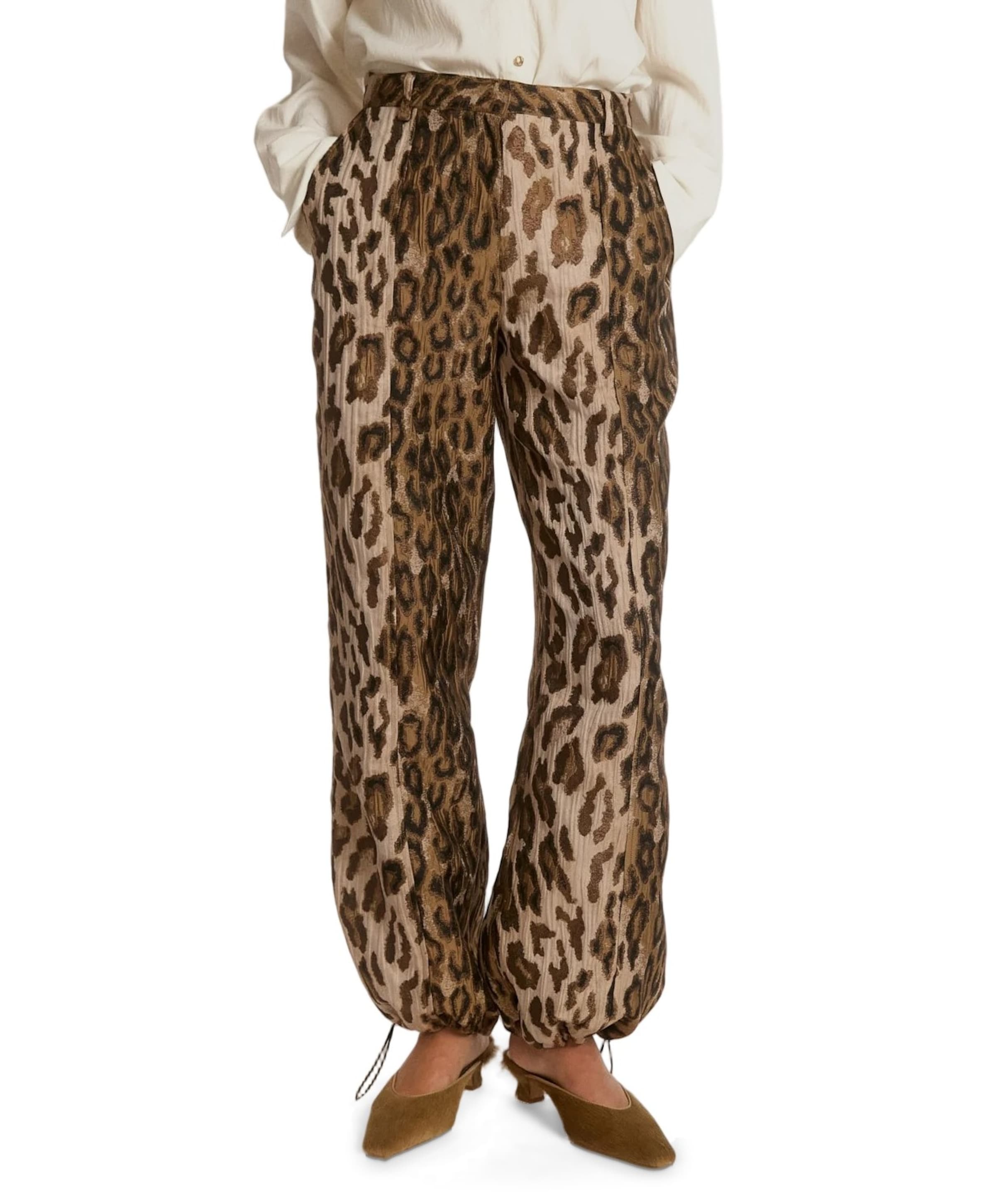 JET ANIMAL dames broek bruin