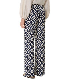 dames broek blauw