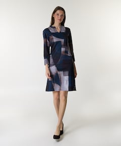 Dames jurk blauw