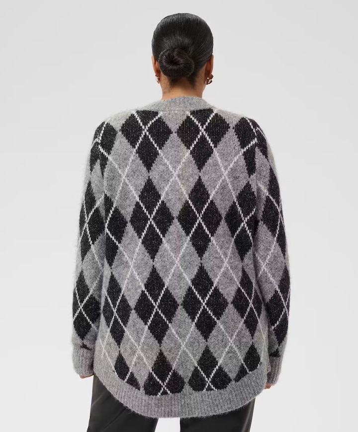 Dames vest grijs