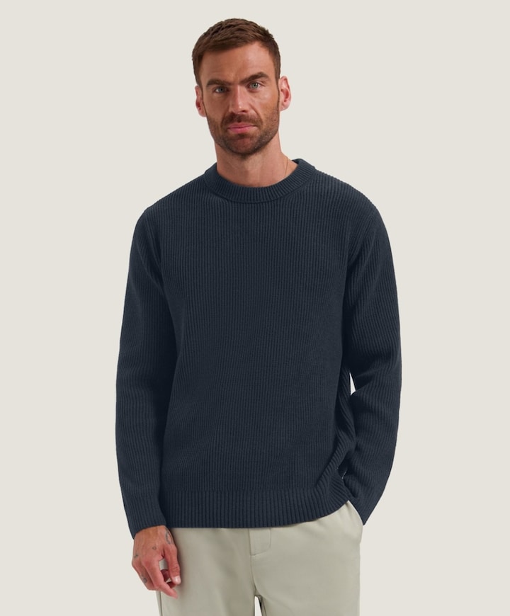 Heren trui blauw