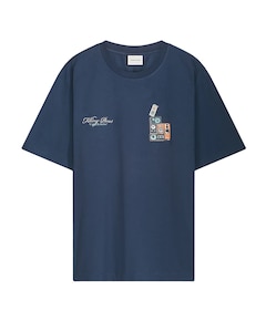 Heren t-shirt blauw