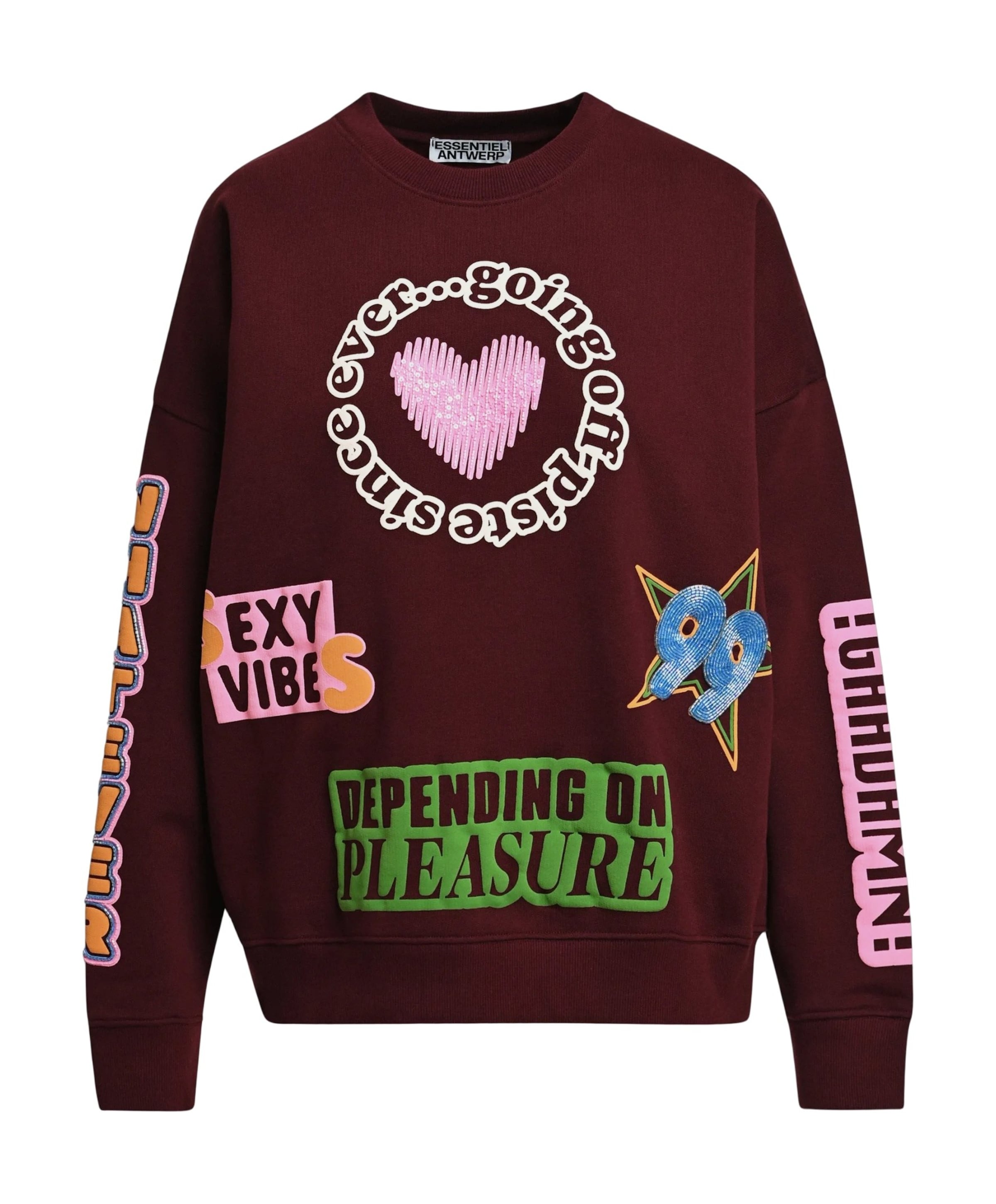 Dames sweater bordeaux