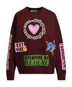 Dames sweater bordeaux