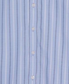 Heren overhemd lange mouw blauw