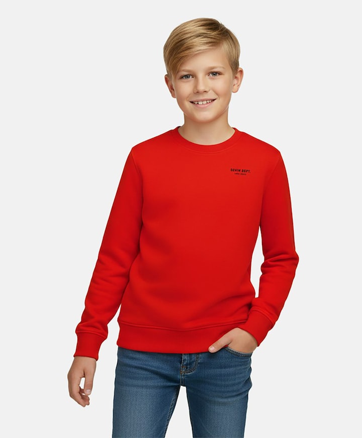 Jongens sweater rood
