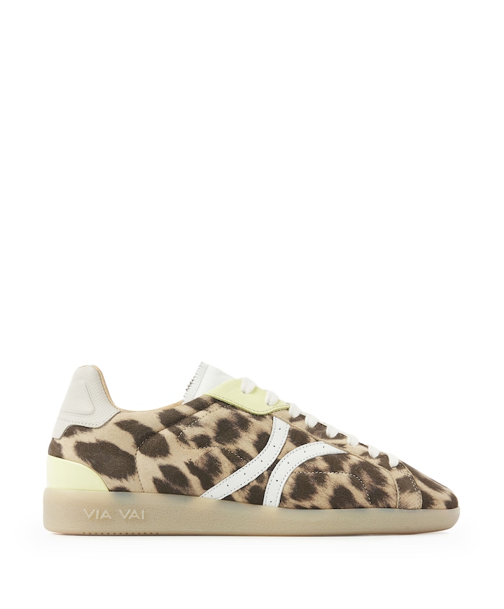 Nilla Khloe dames sneakers bruin