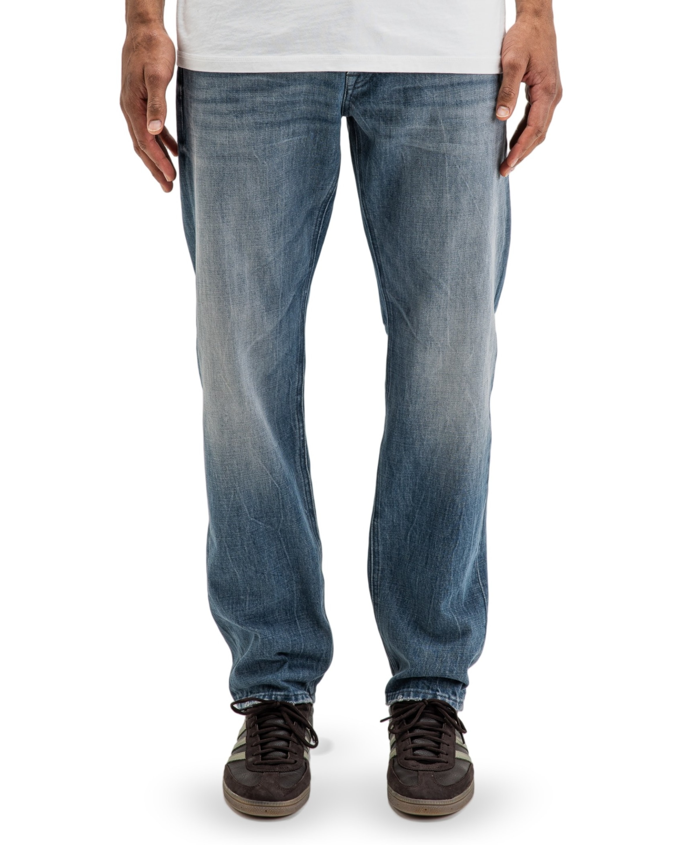 Stockton Straight Fog Denim heren broek blauw
