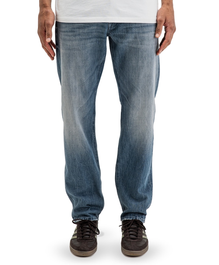 Stockton Straight Fog Denim heren broek blauw