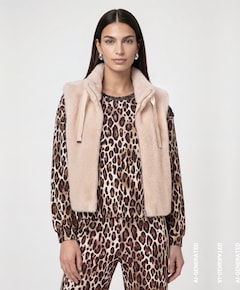 Dames gilet beige