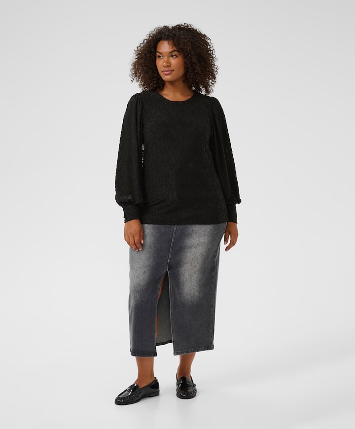 Dames longsleeve zwart