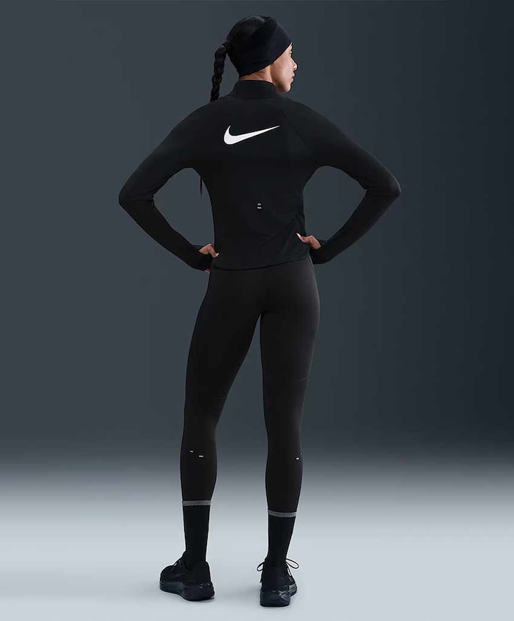 W Nk Df Tempo Hr 7/8 consumer tight zwart