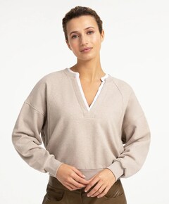 Dames sweater beige