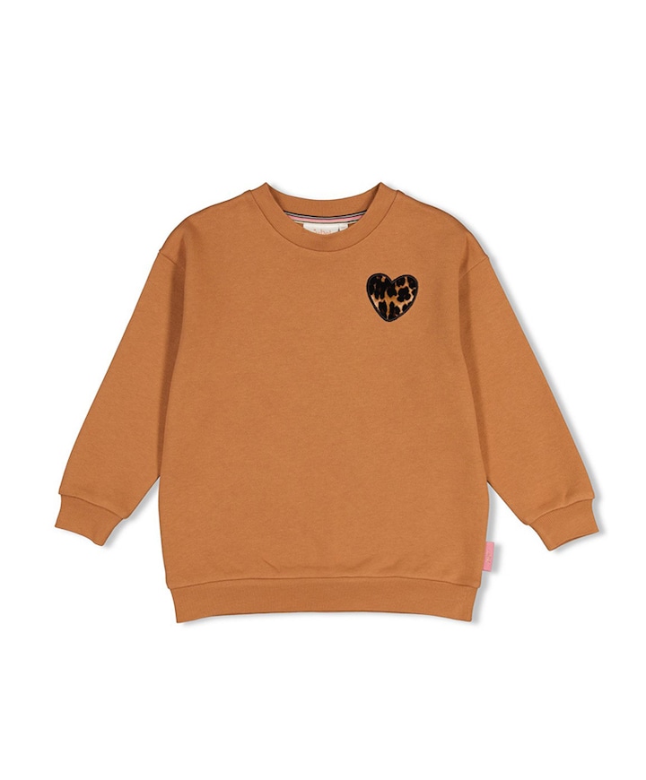 Meisjes sweater beige