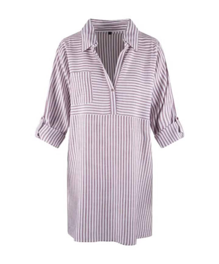 Dames nachthemd bordeaux