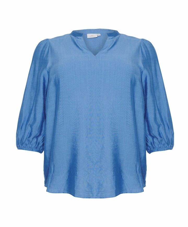 Dames blouse blauw