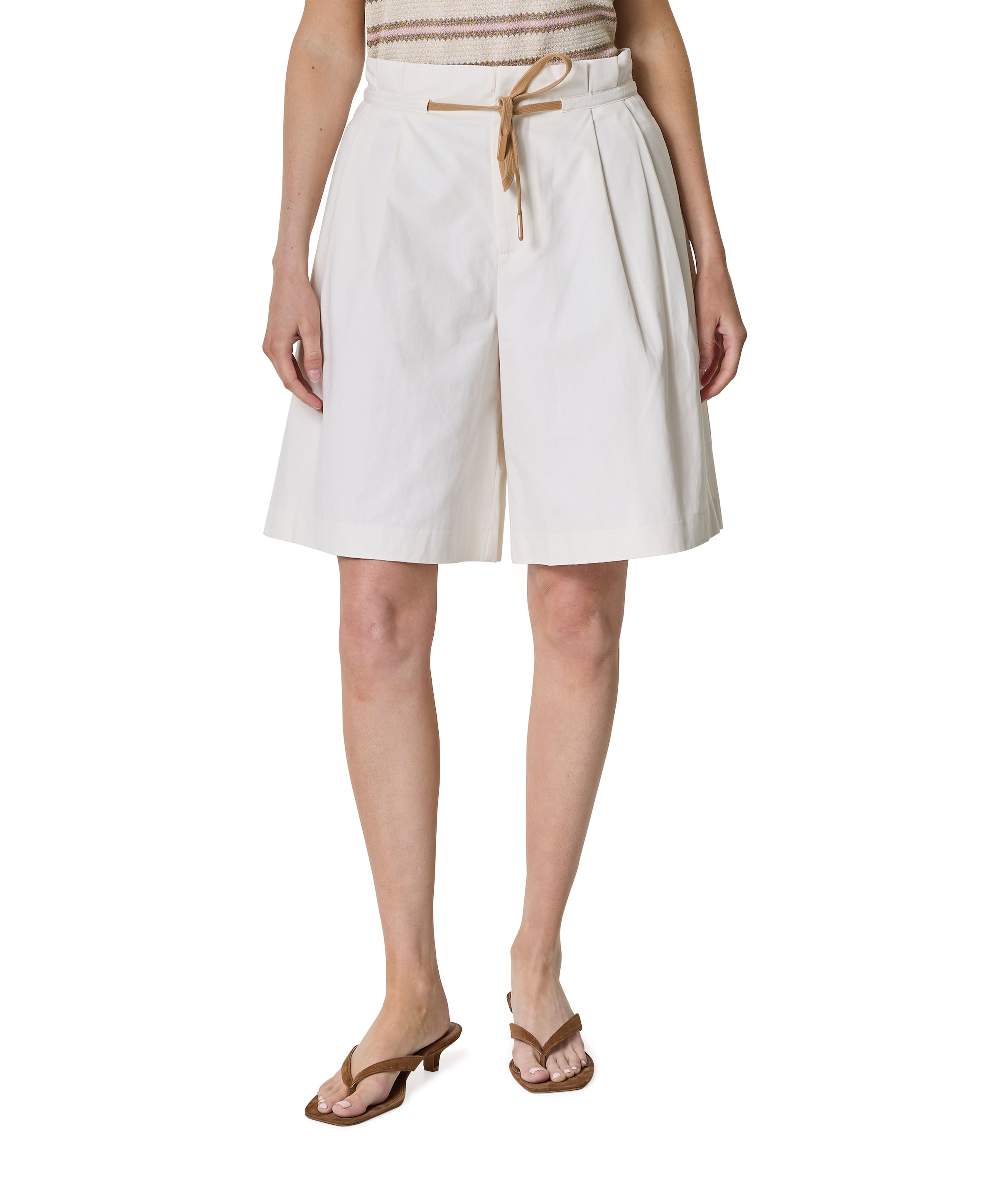 80A02-03513 dames korte broek ecru