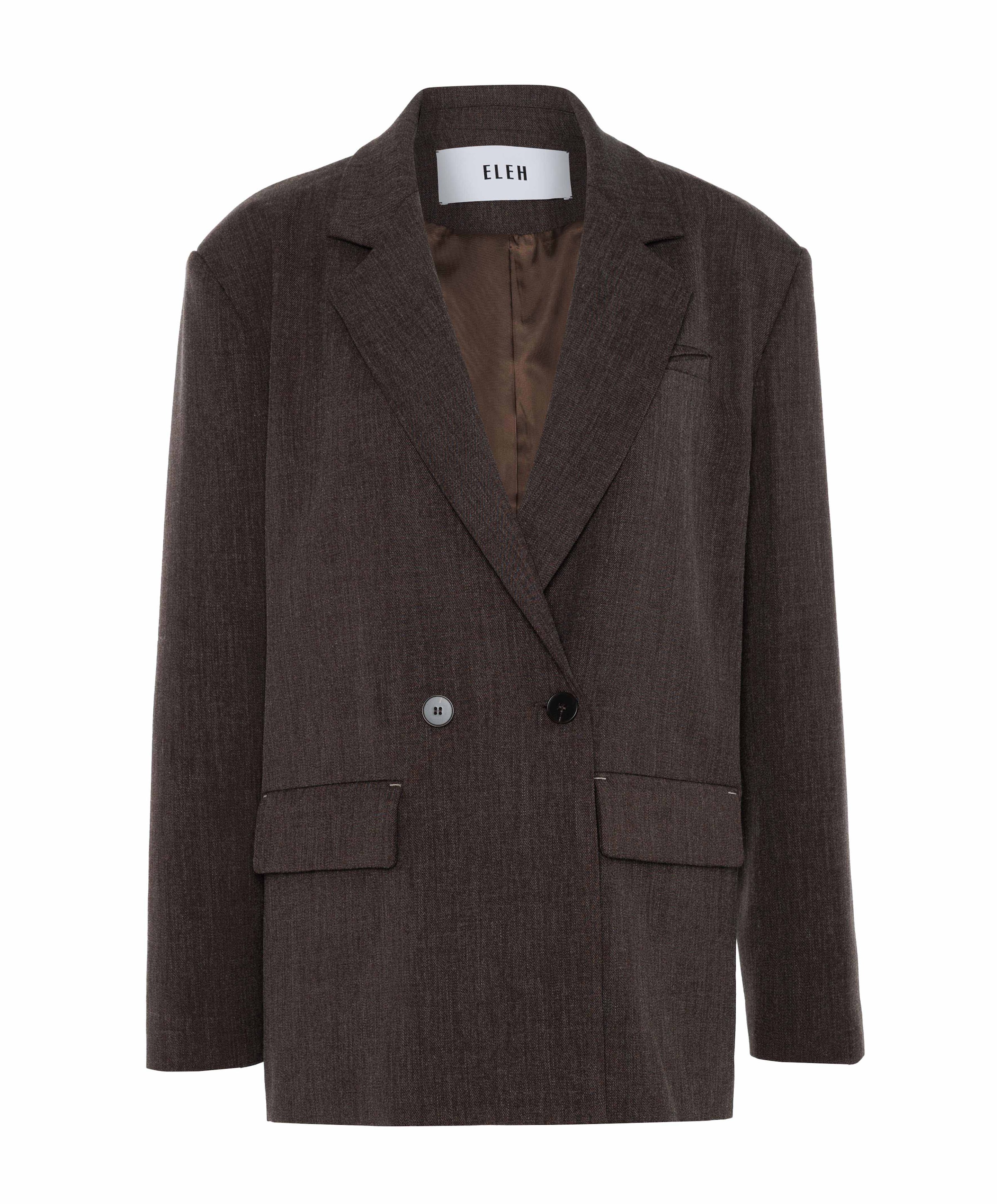 Dames blazer bruin