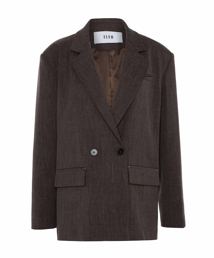 Dames blazer bruin