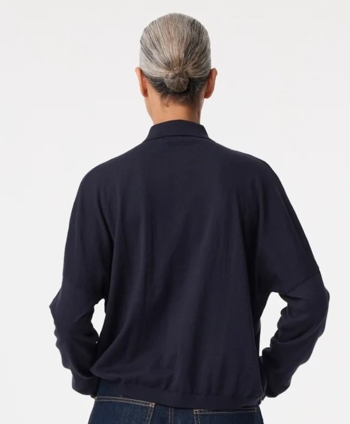 Dames vest blauw