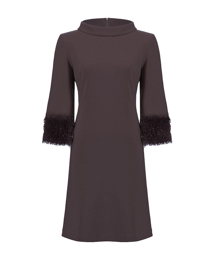 Dames jurk bruin