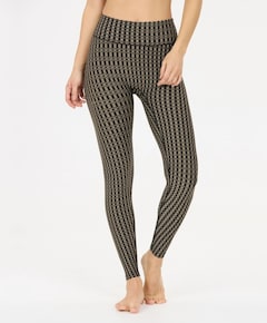 Fleurie W Printed dames tights bruin