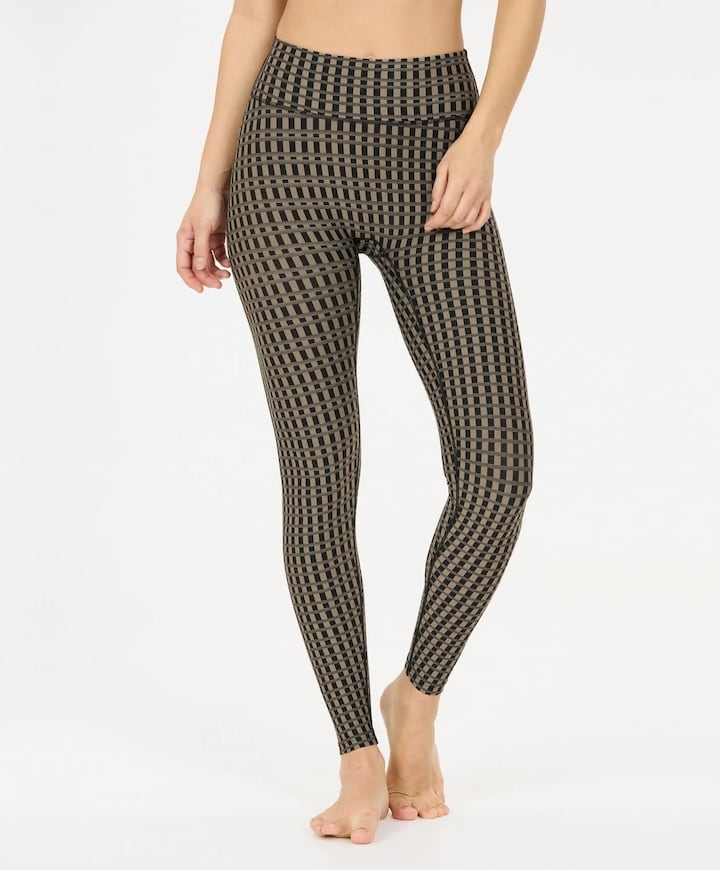 Fleurie W Printed dames tights bruin