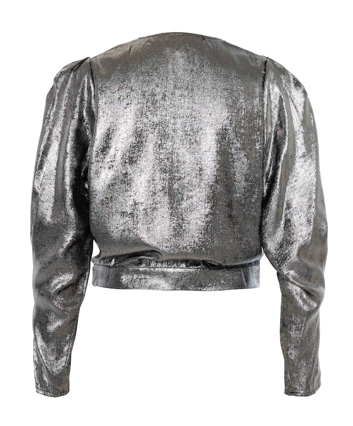 Dames blouse zilver