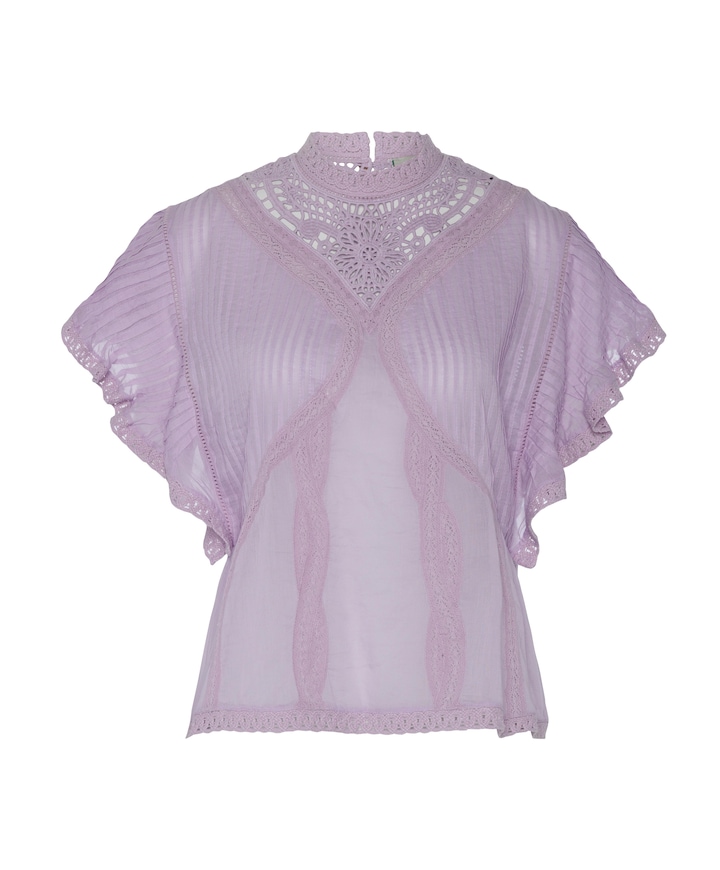 Dames blouse paars