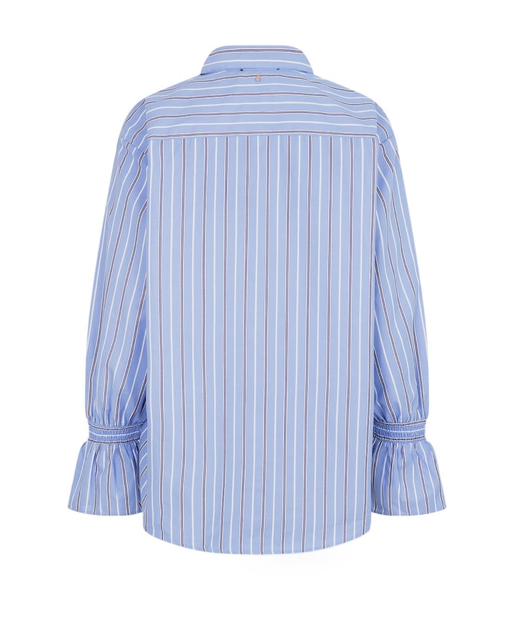 Dames blouse blauw