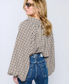 Dames blouse beige