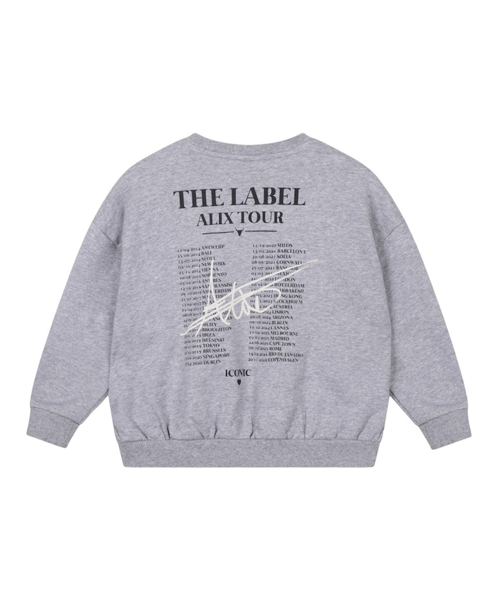 Uniseks sweater  grijs
