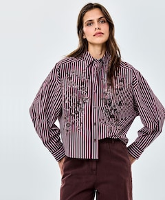 Dames blouse bruin